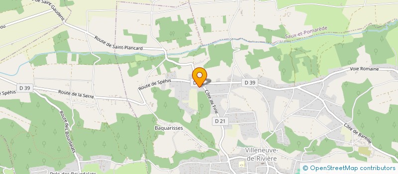 localisation de l'entreprise MFL FINANCE  VILLENEUVE-DE-RIVIERE