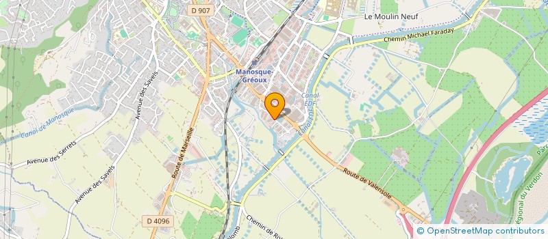 localisation de l'entreprise MFL GROUPE à MANOSQUE