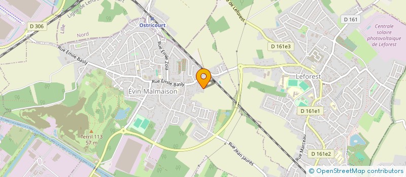 localisation de l'entreprise MFLM  EVIN-MALMAISON