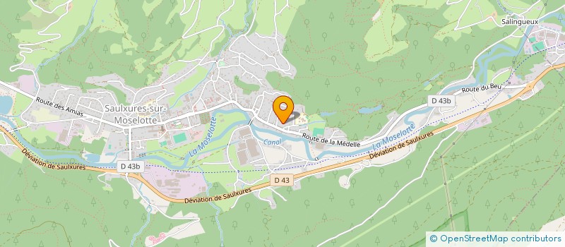 localisation de l'entreprise MFLT  SAULXURES-SUR-MOSELOTTE