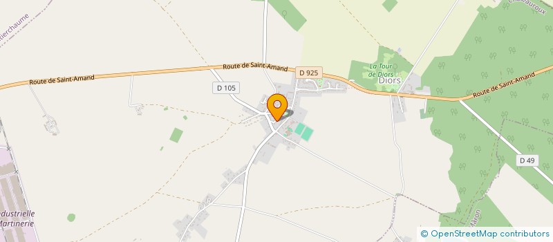 localisation de l'entreprise MFM 36 à DIORS
