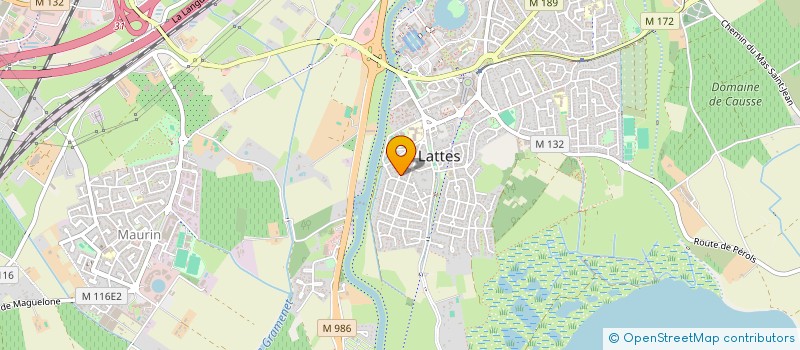localisation de l'entreprise MFM à LATTES