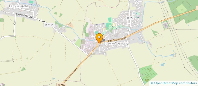 localisation de l'entreprise MFM  CHEVRY-COSSIGNY