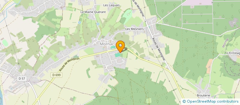 localisation de l'entreprise MFM BATIMENT à MORNAC