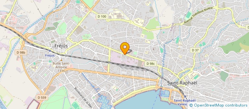 localisation de l'entreprise MFM DIFFUSION à FREJUS