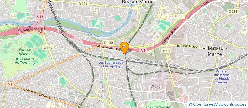 localisation de l'entreprise MFM SOLUTION à CHAMPIGNY-SUR-MARNE