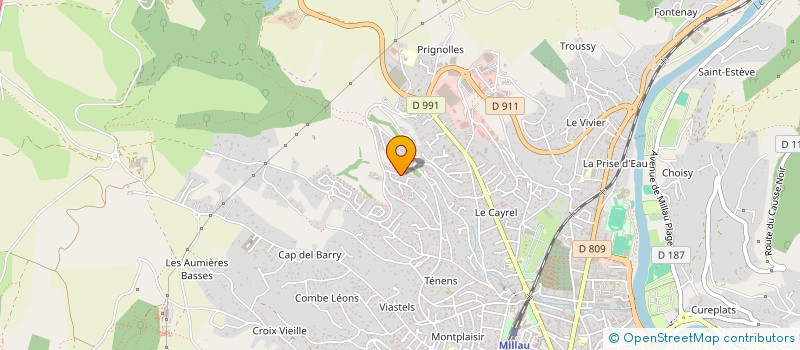 localisation de l'entreprise MFM12  MILLAU