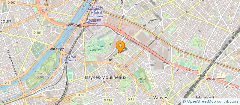localisation de l'entreprise MFMBU à ISSY-LES-MOULINEAUX