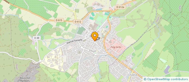 localisation de l'entreprise MFO à THUIR