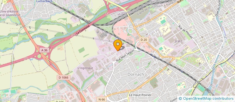 localisation de l'entreprise MFO HOLDING  MULHOUSE