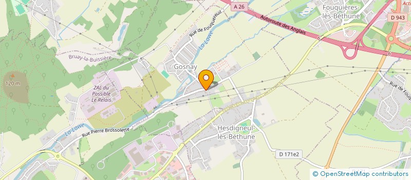 localisation de l'entreprise MFP  GOSNAY