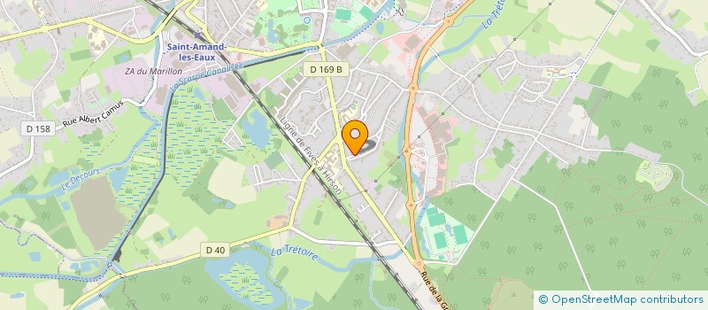 localisation de l'entreprise MFP  SAINT-AMAND-LES-EAUX