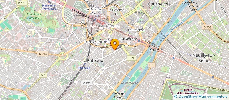 localisation de l'entreprise MFP COUPOLE  PUTEAUX