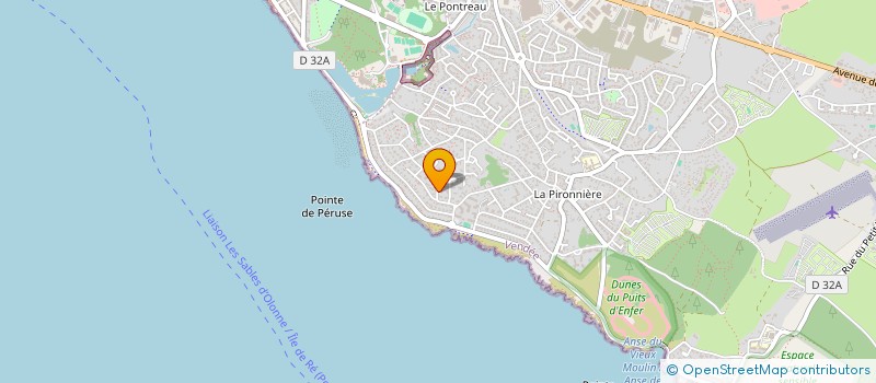 localisation de l'entreprise MFP INVEST à LES SABLES D'OLONNE