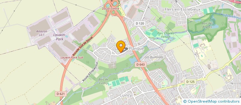 localisation de l'entreprise MFP INVESTISSEMENTS  LAUWIN-PLANQUE