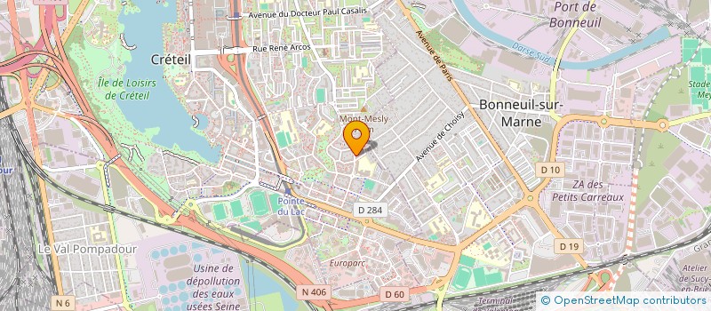 localisation de l'entreprise MFP PRODUCTIONS  CRETEIL