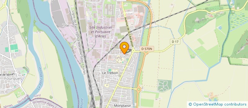 localisation de l'entreprise MFP SPORT à ARLES