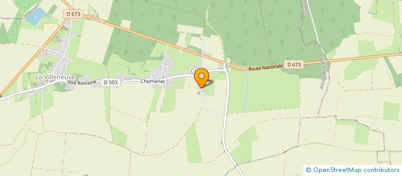 localisation de l'entreprise MFPC  CLUX-VILLENEUVE