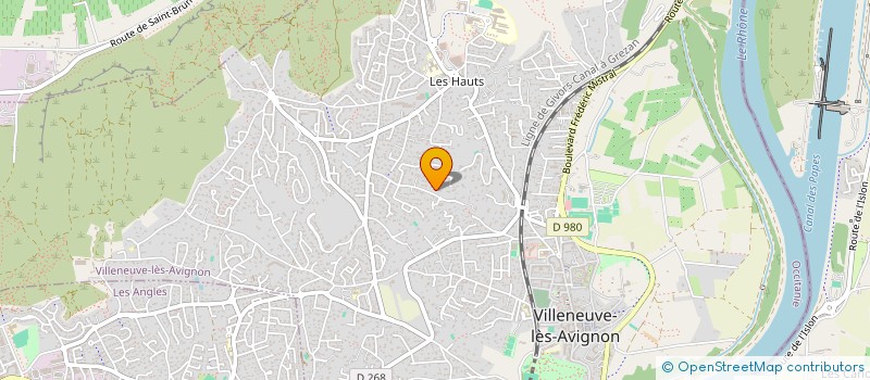 localisation de l'entreprise MFPC  VILLENEUVE-LES-AVIGNON