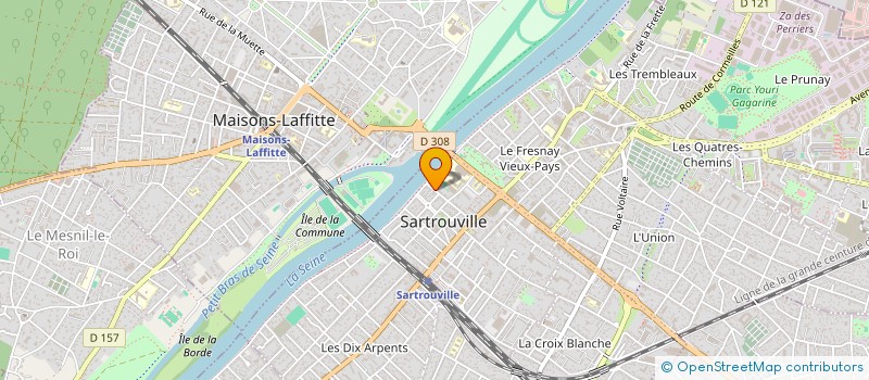 localisation de l'entreprise MFPE  SARTROUVILLE