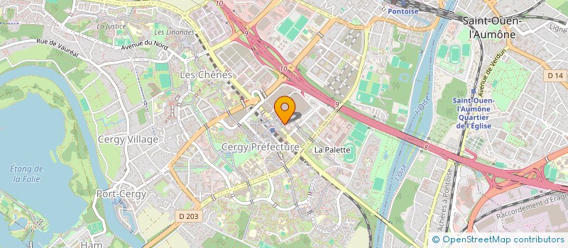 localisation de l'entreprise MFPF 95 MOUV FRANC PLANNING FA à CERGY