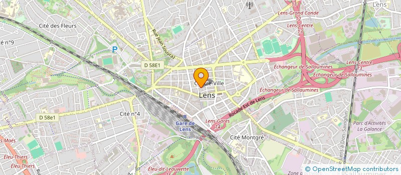 localisation de l'entreprise MFPF MOUV FRANC PLANN FAMILIAL  LENS