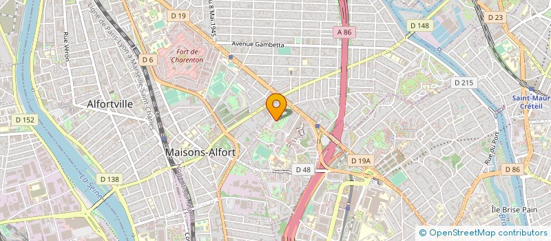localisation de l'entreprise MFPF VAL DE MARNE à MAISONS-ALFORT