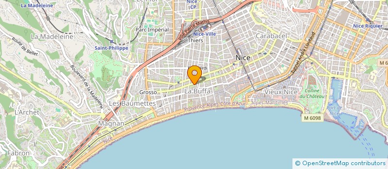 localisation de l'entreprise MFR à NICE