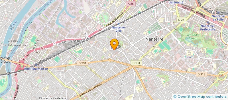 localisation de l'entreprise MFR  NANTERRE