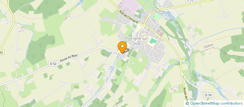 localisation de l'entreprise MFR-CFA LA GAUTELLERIE à THORIGNE-SUR-DUE