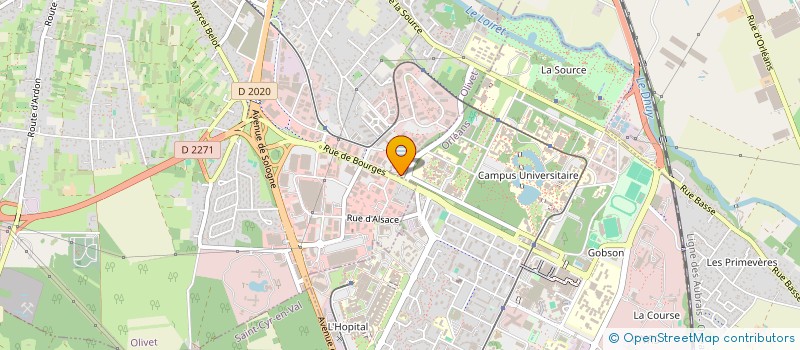 localisation de l'entreprise MFR DE L'ORLEANAIS à ORLEANS