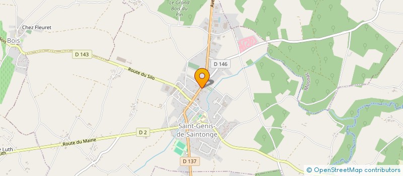 localisation de l'entreprise MFR DE LA SAINTONGE ET DE L AUNIS à SAINT-GENIS-DE-SAINTONGE