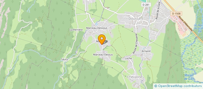 localisation de l'entreprise MFR LA SERRAZ à DOUSSARD