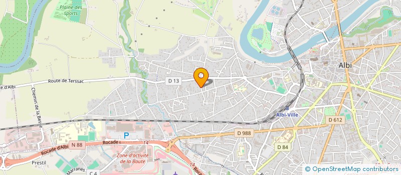 localisation de l'entreprise MFR RACING à ALBI