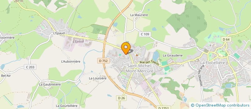 localisation de l'entreprise MFR SAINT MICHEL MONT MERCURE  SEVREMONT