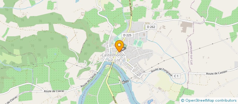 localisation de l'entreprise MFR VALLEE DU LOT CASTELMORON à CASTELMORON-SUR-LOT