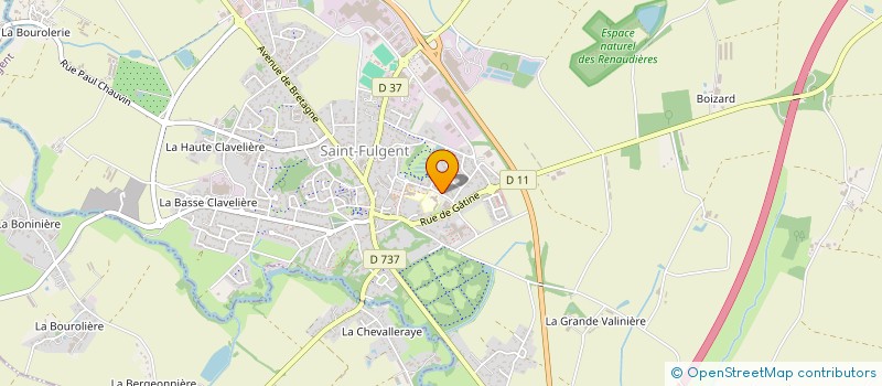 localisation de l'entreprise MFREO DE L IREO  SAINT-FULGENT