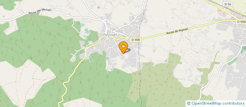 localisation de l'entreprise MFREO SAINTE VICTOIRE  ROUSSET