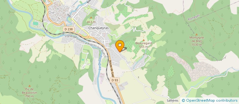 localisation de l'entreprise MFS à DIE
