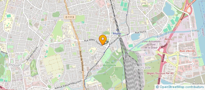 localisation de l'entreprise MFS à BEGLES
