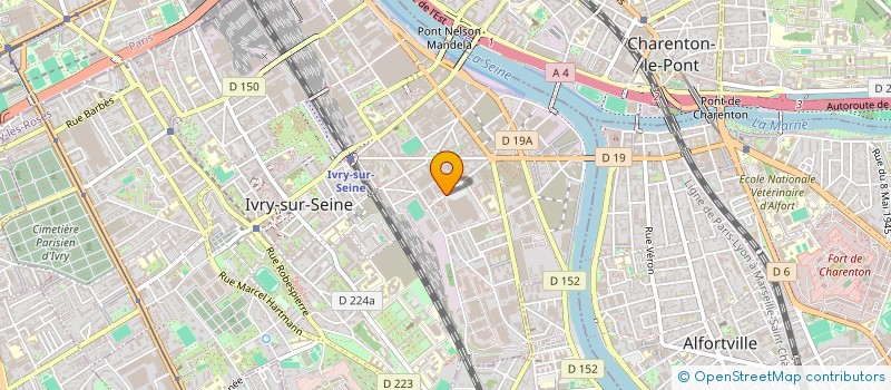 localisation de l'entreprise MFS FORMATIONS  IVRY-SUR-SEINE