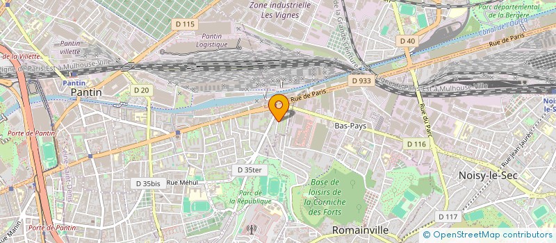 localisation de l'entreprise MFS26  PANTIN