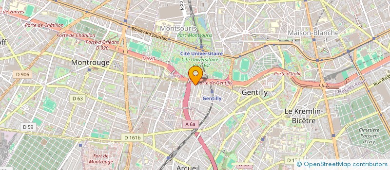 localisation de l'entreprise MFSF ASSOCIES à GENTILLY