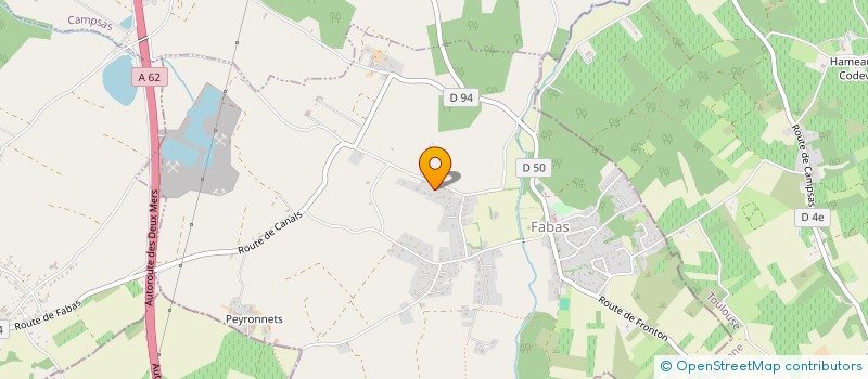 localisation de l'entreprise MFT  FABAS