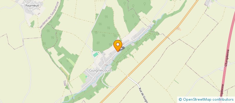 localisation de l'entreprise MFT TAXIS  GUIGNECOURT