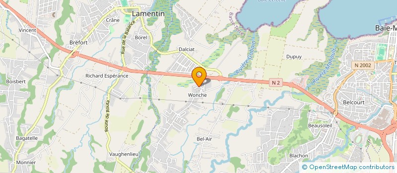 localisation de l'entreprise MFTEL  BAIE-MAHAULT