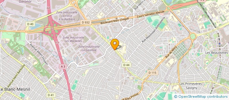 localisation de l'entreprise MFTT à AULNAY SOUS BOIS