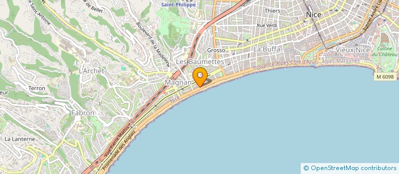 localisation de l'entreprise MFV à NICE