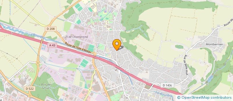 localisation de l'entreprise MFV à BOURGOIN-JALLIEU