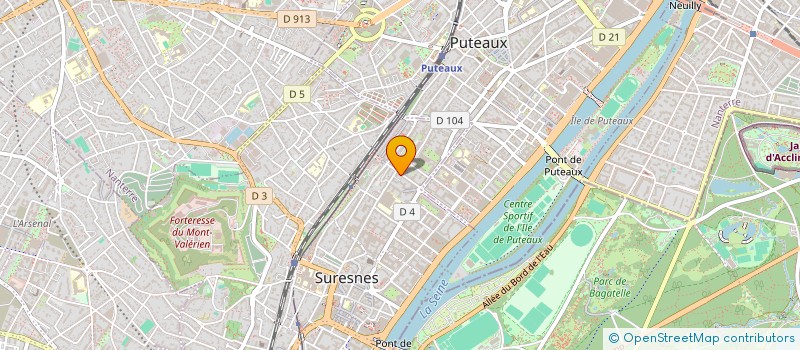 localisation de l'entreprise MFV IMMOBILIER à SURESNES